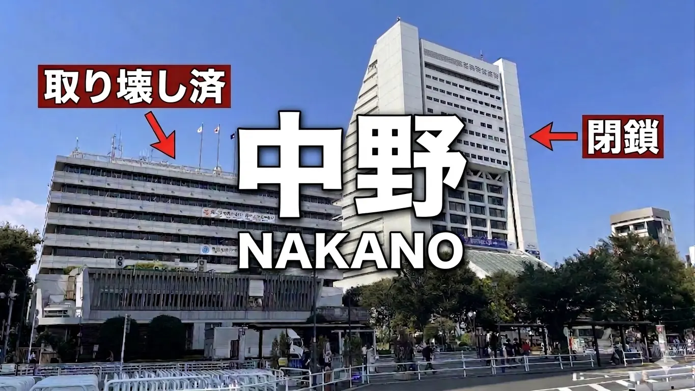 中野区・中野駅周辺の街並みをイメージしたサムネイル